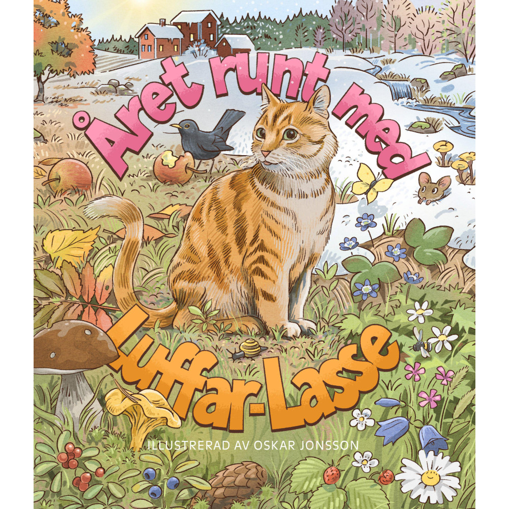 Produktbild för Året runt med Luffar-Lasse (bok, kartonnage)