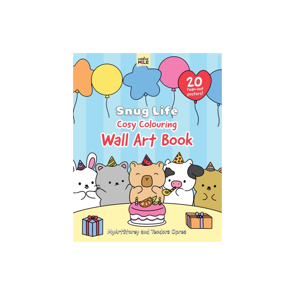 Produktbild för Snug Life: Cosy Wall Art Book (häftad, eng)