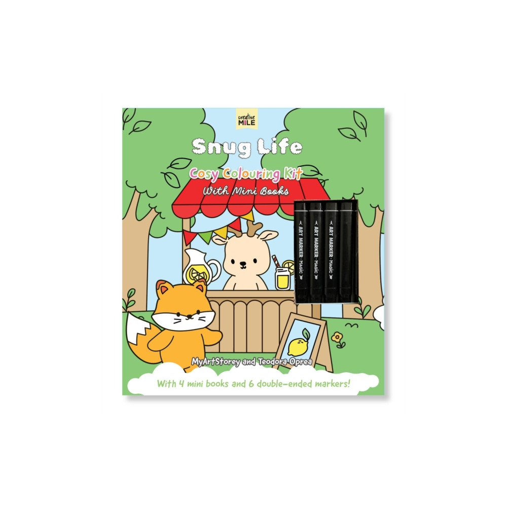 Produktbild för Snug Life: Cosy Colouring Kit with Mini Books (inbunden, eng)