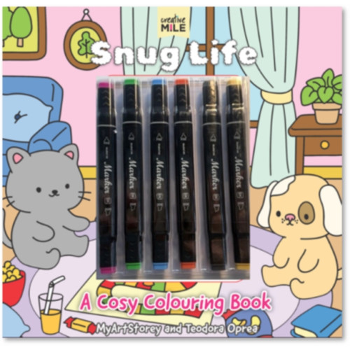Five Mile Snug Life: A Cosy Colouring Book and Markers (häftad, eng)