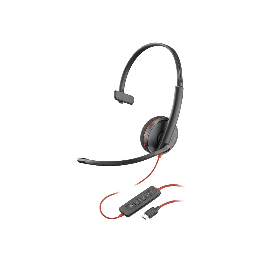 Produktbild för HP Poly Blackwire 3210 - headset - USB-C