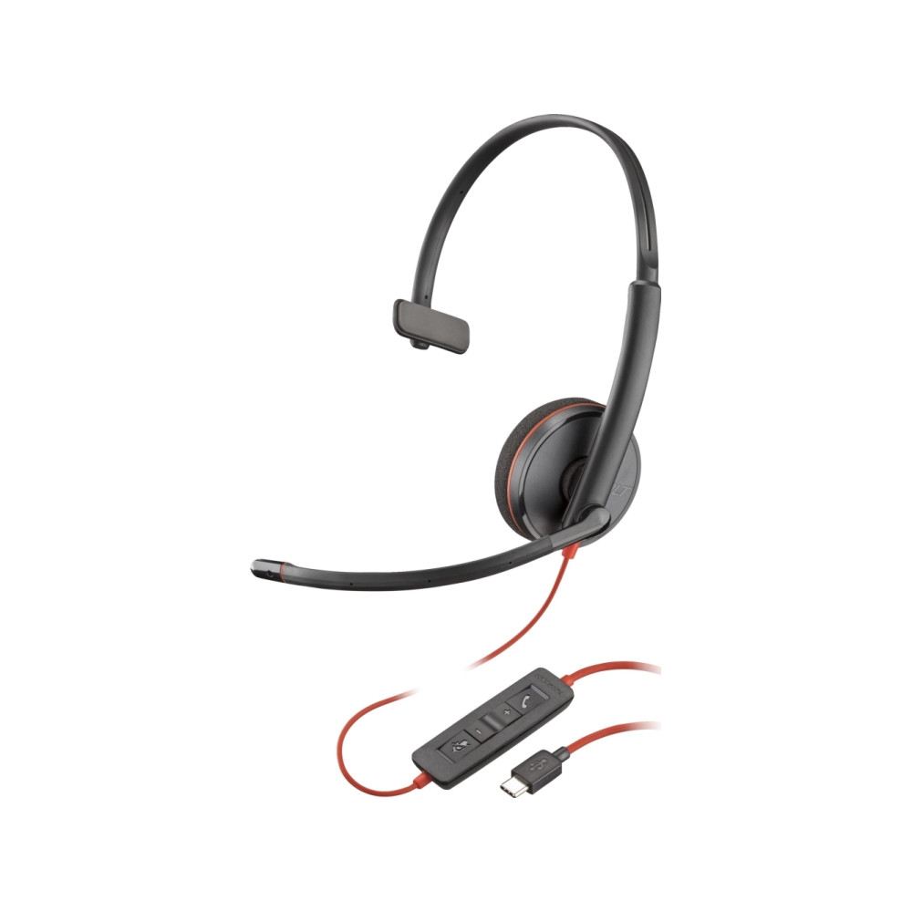 Produktbild för HP Poly Blackwire 3210 - headset - USB-C