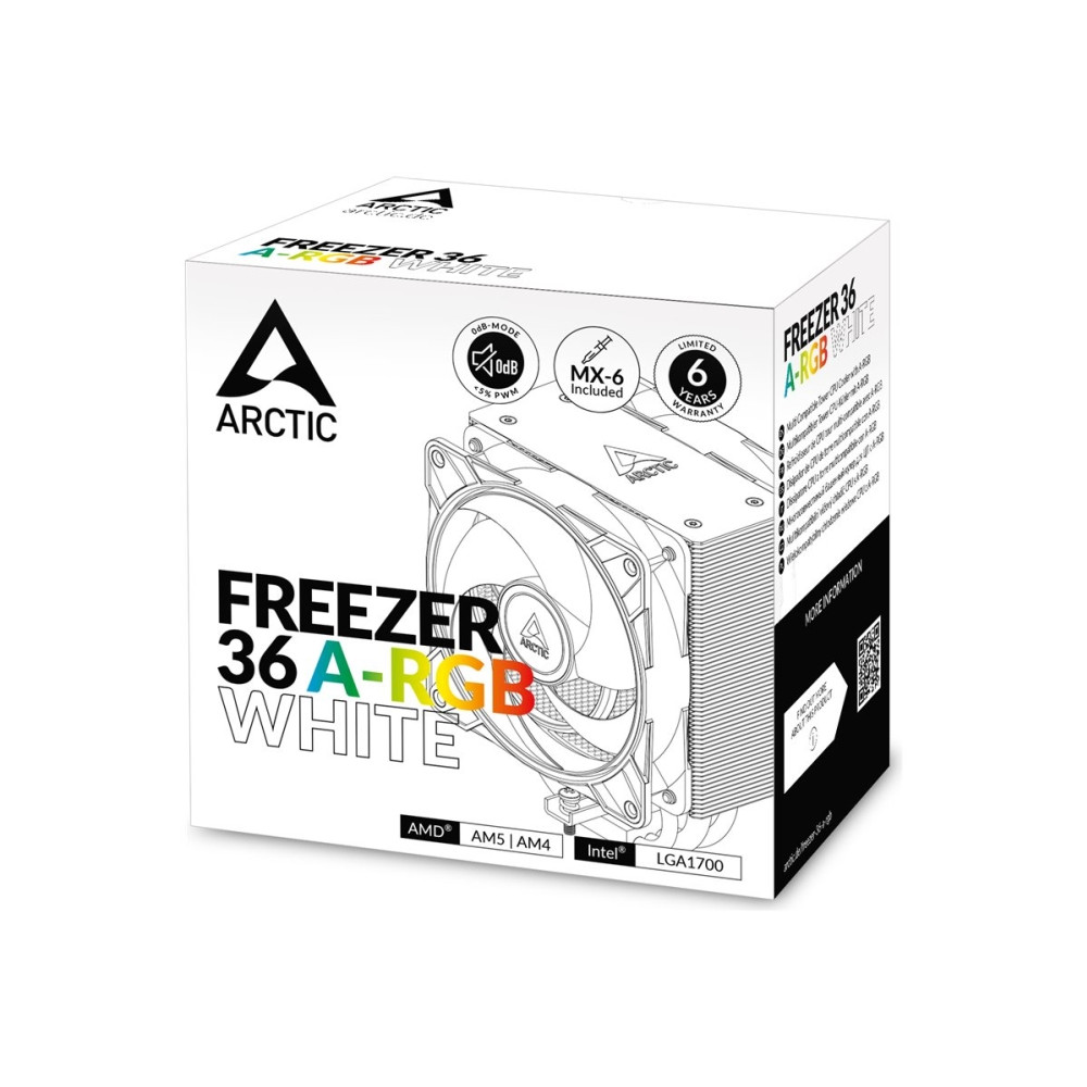 Produktbild för ARCTIC Freezer 36 A-RGB - processorkylare - multikompatibel