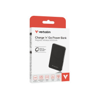 Produktbild för Verbatim Charge 'n' Go Essentials trådlös powerbank - magnetisk - USB-C - 20 watt