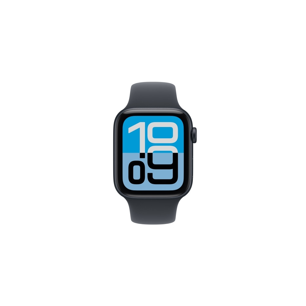 Produktbild för Apple Watch SE 3 (GPS) - midnattsaluminium - smart klocka med sportband - midnatt - 64 GB
