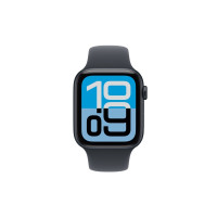 Produktbild för Apple Watch SE 3 (GPS) - midnattsaluminium - smart klocka med sportband - midnatt - 64 GB
