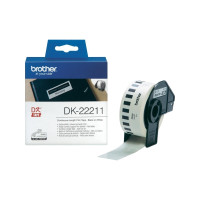 Produktbild för Brother DK-22211 - etiketter - Rulle (2,9 cm x 15,2 m)