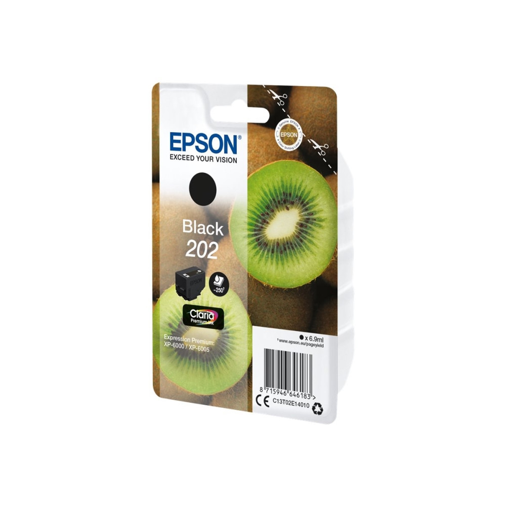 Produktbild för Epson 202 - svart - original - bläckpatron