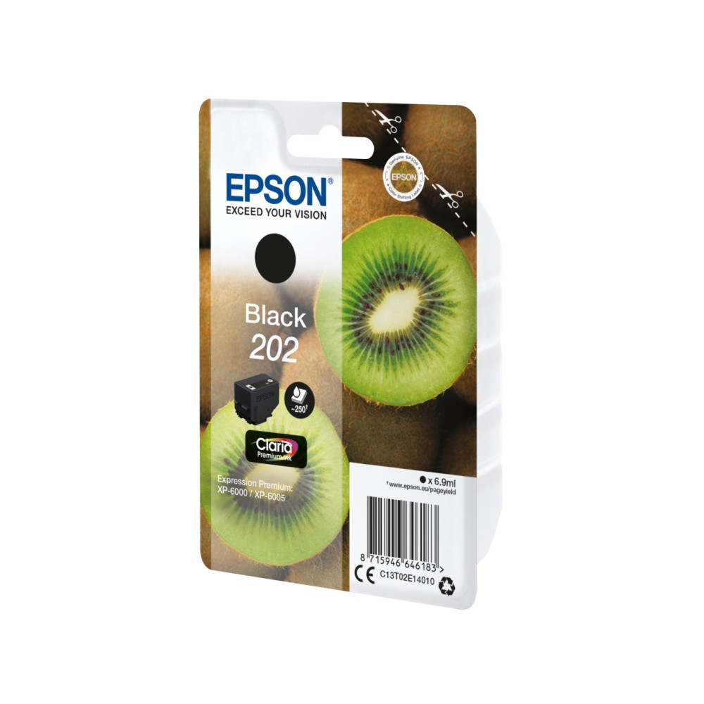 Produktbild för Epson 202 - svart - original - bläckpatron