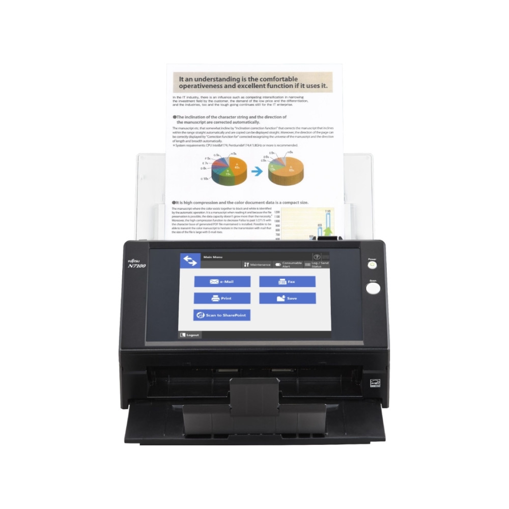 Produktbild för Ricoh Image Scanner N7100E - dokumentskanner - desktop - Gigabit LAN