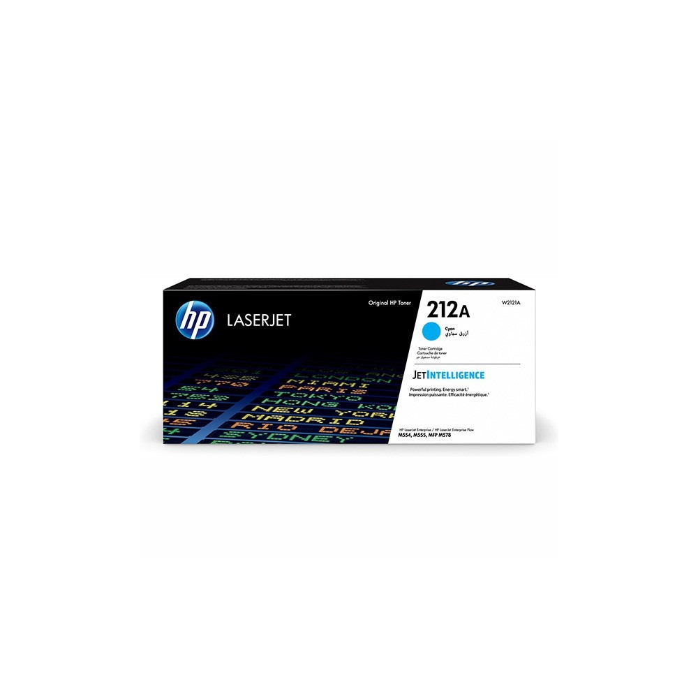 Produktbild för HP 212A - cyan - original - LaserJet - tonerkassett (W2121A)