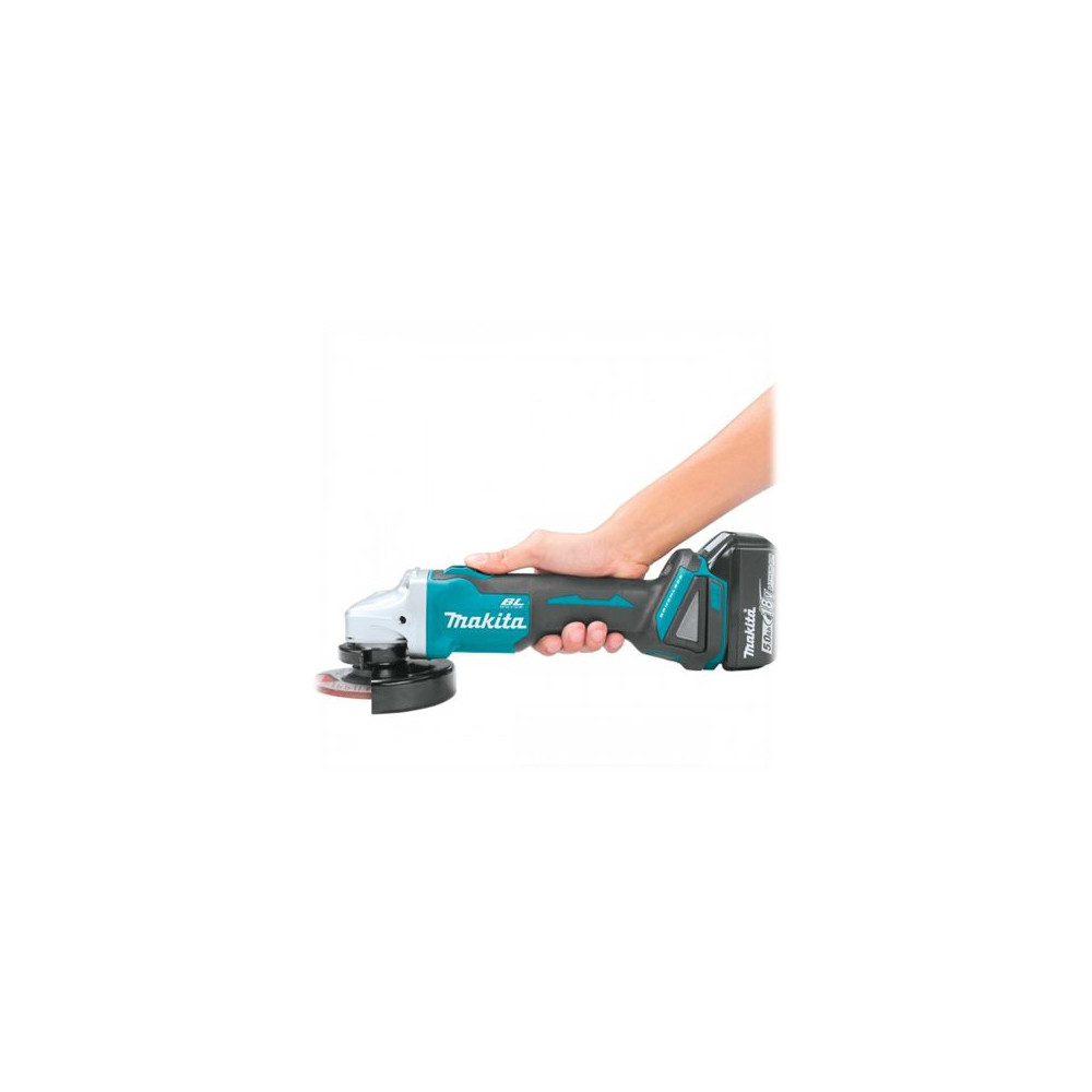 Produktbild för Makita DGA506Z - vinkelslip - sladdlös - 125 mm - inget batteri