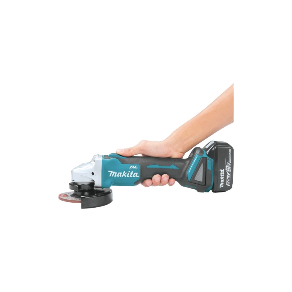 Produktbild för Makita DGA506Z - vinkelslip - sladdlös - 125 mm - inget batteri
