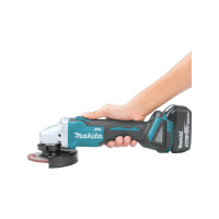Produktbild för Makita DGA506Z - vinkelslip - sladdlös - 125 mm - inget batteri