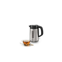 Produktbild för Bosch DesignLine TWK4P440 - vattenkokare - rostfritt stål/svart