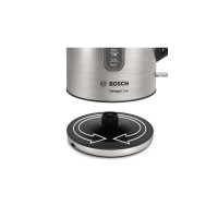 Produktbild för Bosch DesignLine TWK4P440 - vattenkokare - rostfritt stål/svart