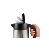 Produktbild för Bosch DesignLine TWK4P440 - vattenkokare - rostfritt stål/svart