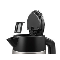 Produktbild för Bosch DesignLine TWK4P440 - vattenkokare - rostfritt stål/svart