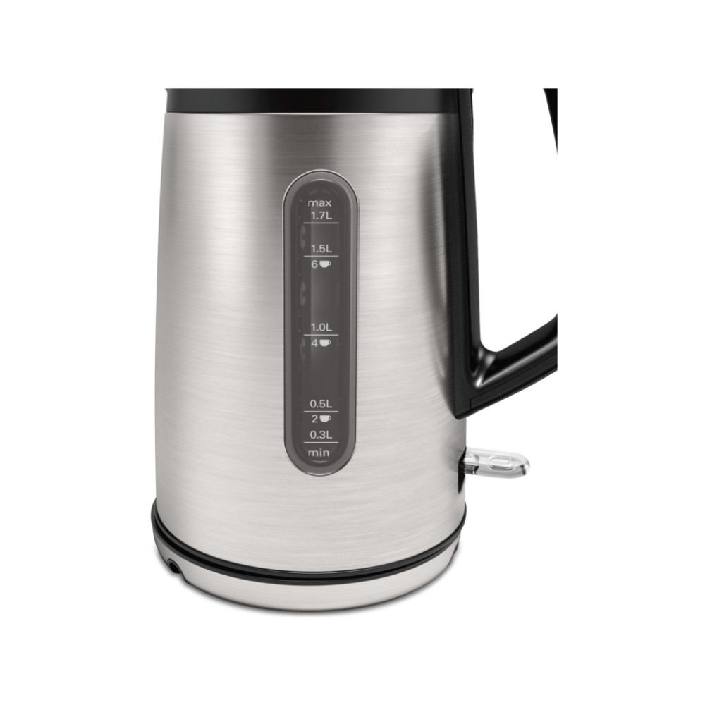 Produktbild för Bosch DesignLine TWK4P440 - vattenkokare - rostfritt stål/svart