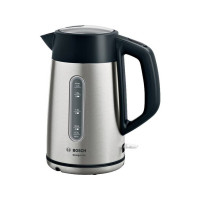 Produktbild för Bosch DesignLine TWK4P440 - vattenkokare - rostfritt stål/svart