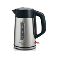 Produktbild för Bosch DesignLine TWK4P440 - vattenkokare - rostfritt stål/svart