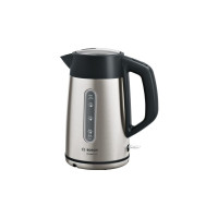 Produktbild för Bosch DesignLine TWK4P440 - vattenkokare - rostfritt stål/svart
