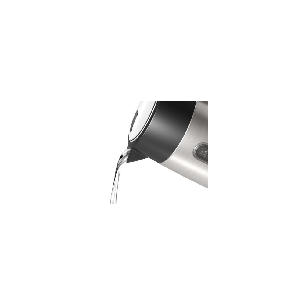 Produktbild för Bosch DesignLine TWK4P440 - vattenkokare - rostfritt stål/svart