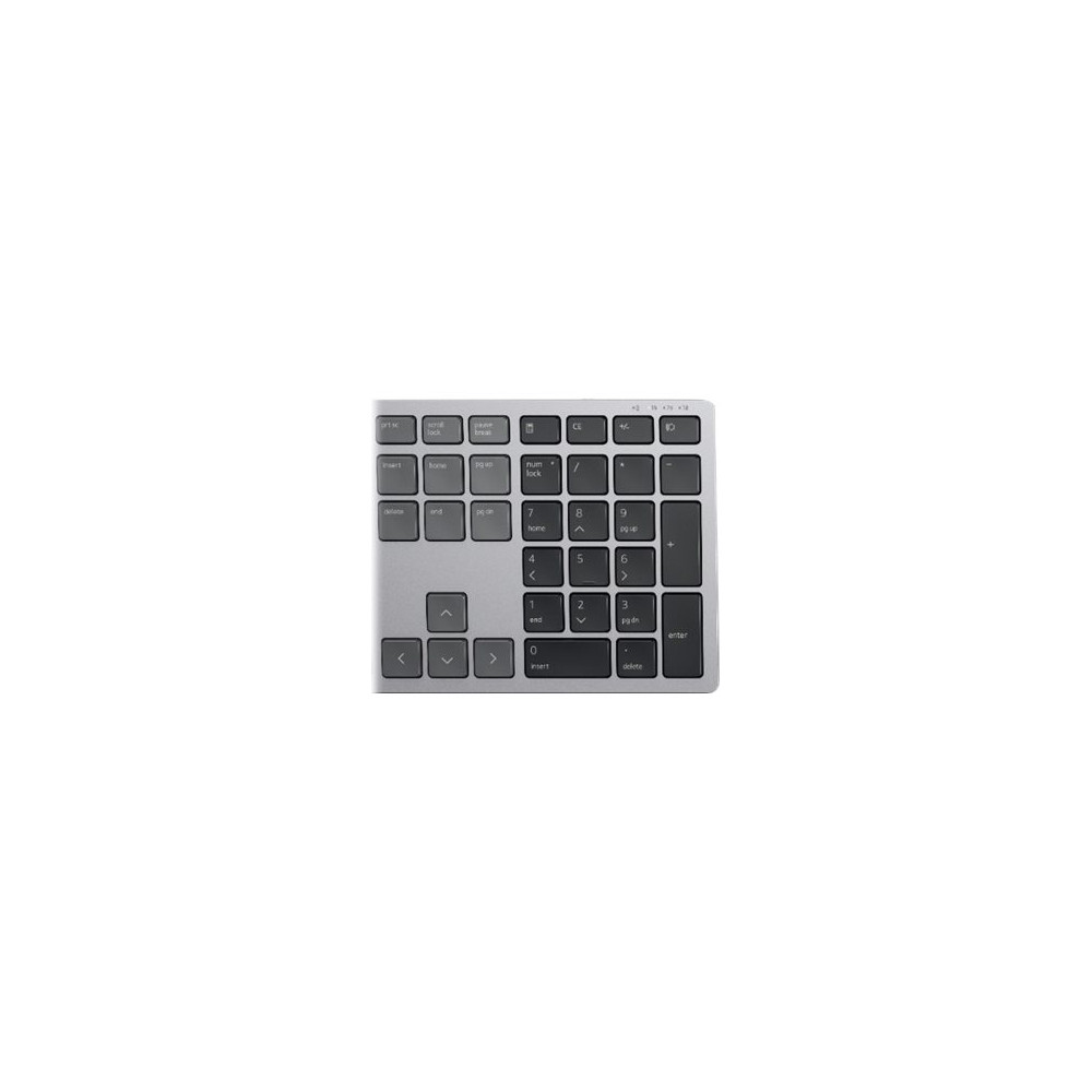 Produktbild för Dell Pro Plus Keyboard and Mouse KM7321W - sats med tangentbord och mus - QWERTY - hela norden - Titan gray Inmatningsenhet
