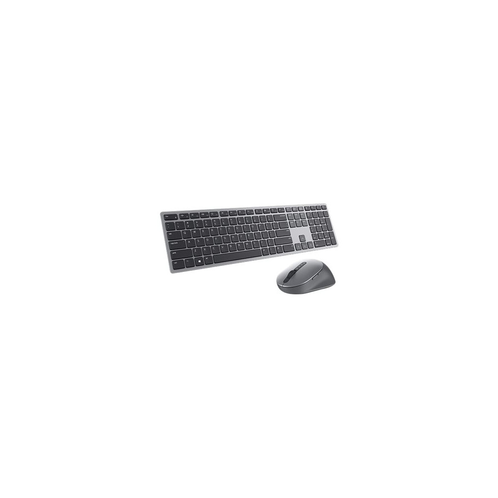 Produktbild för Dell Pro Plus Keyboard and Mouse KM7321W - sats med tangentbord och mus - QWERTY - hela norden - Titan gray Inmatningsenhet