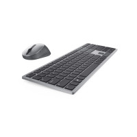 Produktbild för Dell Pro Plus Keyboard and Mouse KM7321W - sats med tangentbord och mus - QWERTY - hela norden - Titan gray Inmatningsenhet