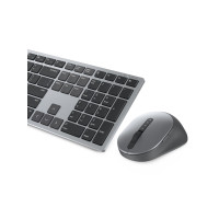Produktbild för Dell Pro Plus Keyboard and Mouse KM7321W - sats med tangentbord och mus - QWERTY - hela norden - Titan gray Inmatningsenhet