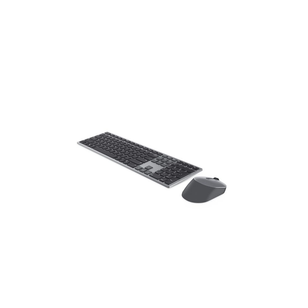 Produktbild för Dell Pro Plus Keyboard and Mouse KM7321W - sats med tangentbord och mus - QWERTY - hela norden - Titan gray Inmatningsenhet