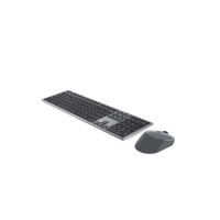 Produktbild för Dell Pro Plus Keyboard and Mouse KM7321W - sats med tangentbord och mus - QWERTY - hela norden - Titan gray Inmatningsenhet
