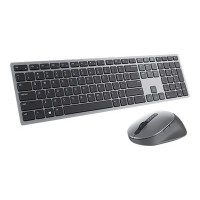 Produktbild för Dell Pro Plus Keyboard and Mouse KM7321W - sats med tangentbord och mus - QWERTY - hela norden - Titan gray Inmatningsenhet