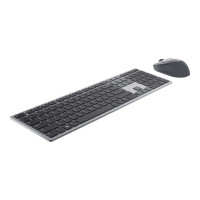 Produktbild för Dell Pro Plus Keyboard and Mouse KM7321W - sats med tangentbord och mus - QWERTY - hela norden - Titan gray Inmatningsenhet