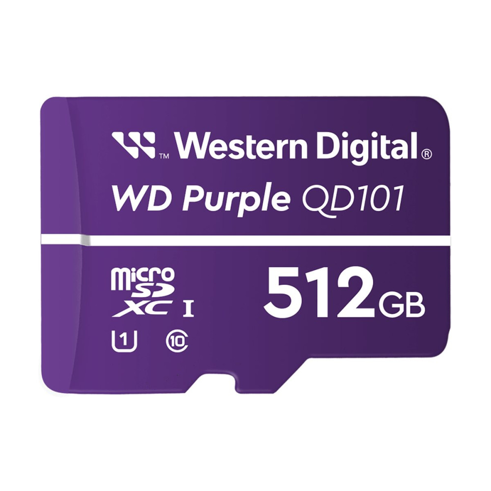 Produktbild för WD Purple - flash-minneskort - 512 GB - microSDXC
