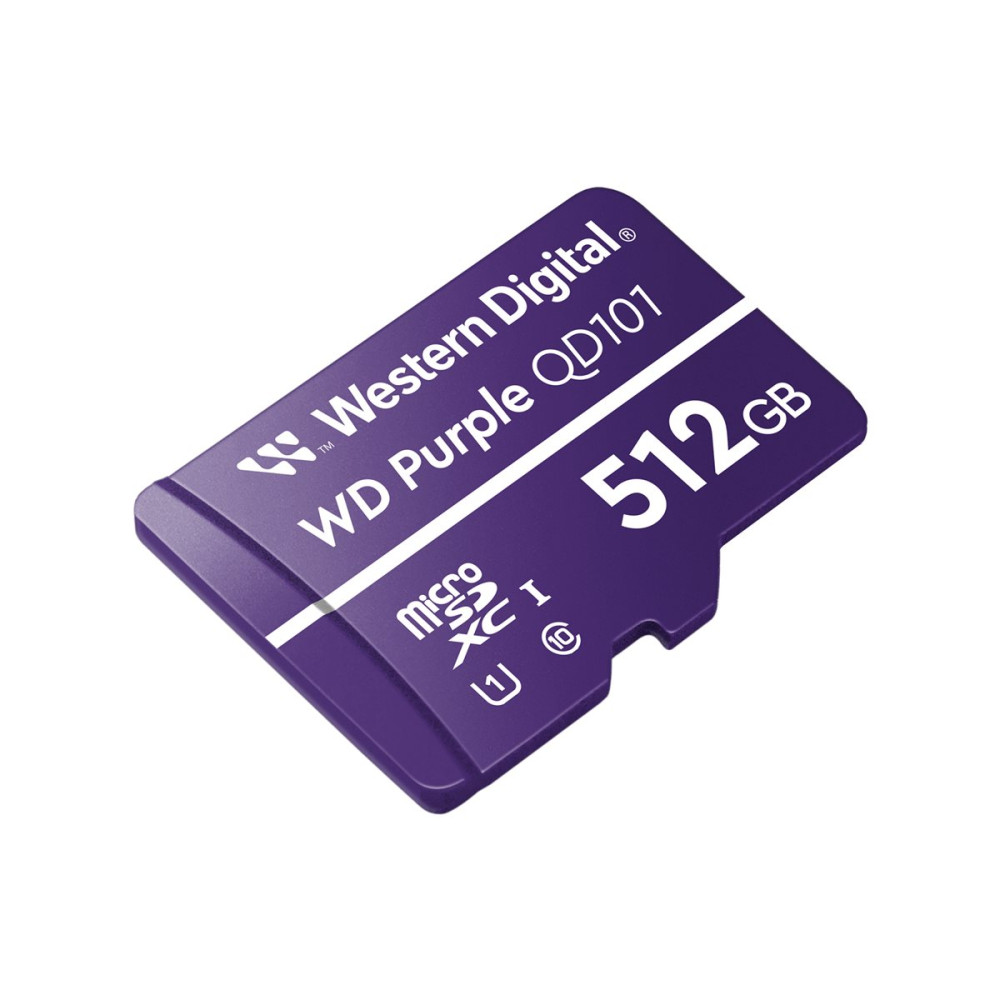 Produktbild för WD Purple - flash-minneskort - 512 GB - microSDXC