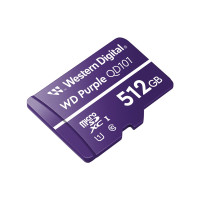 Produktbild för WD Purple - flash-minneskort - 512 GB - microSDXC