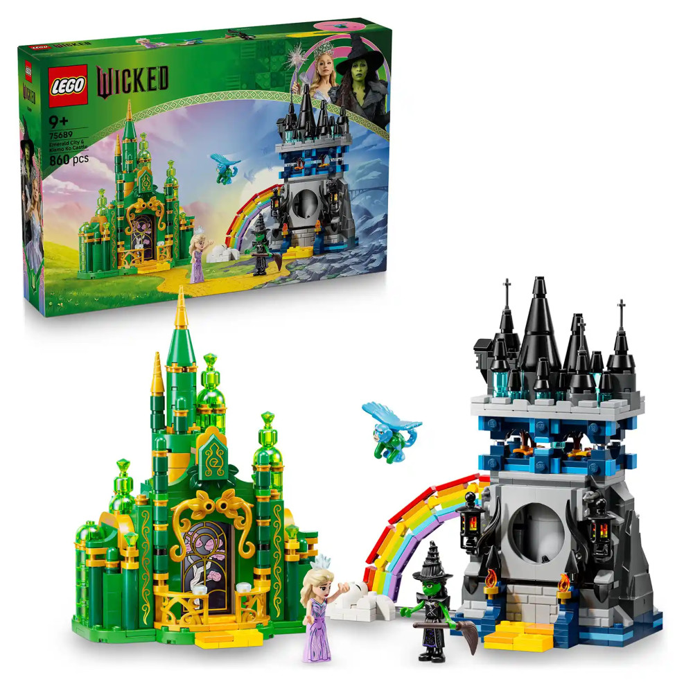 Produktbild för LEGO® Wicked 75689 Emerald City a zámek Kiamo Ko