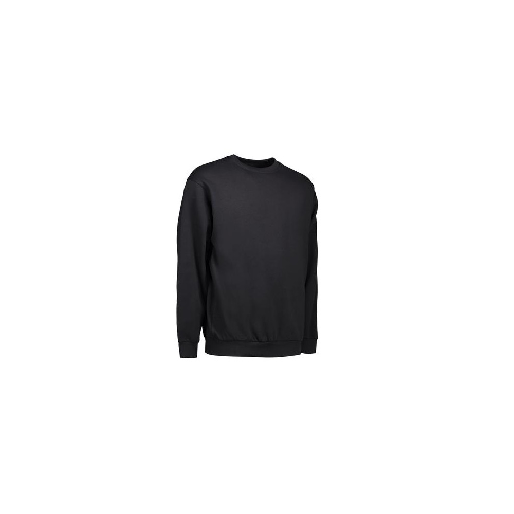 Produktbild för ID IDENTITY Sweatshirt med rund hals, ribb i halsen och ribb...