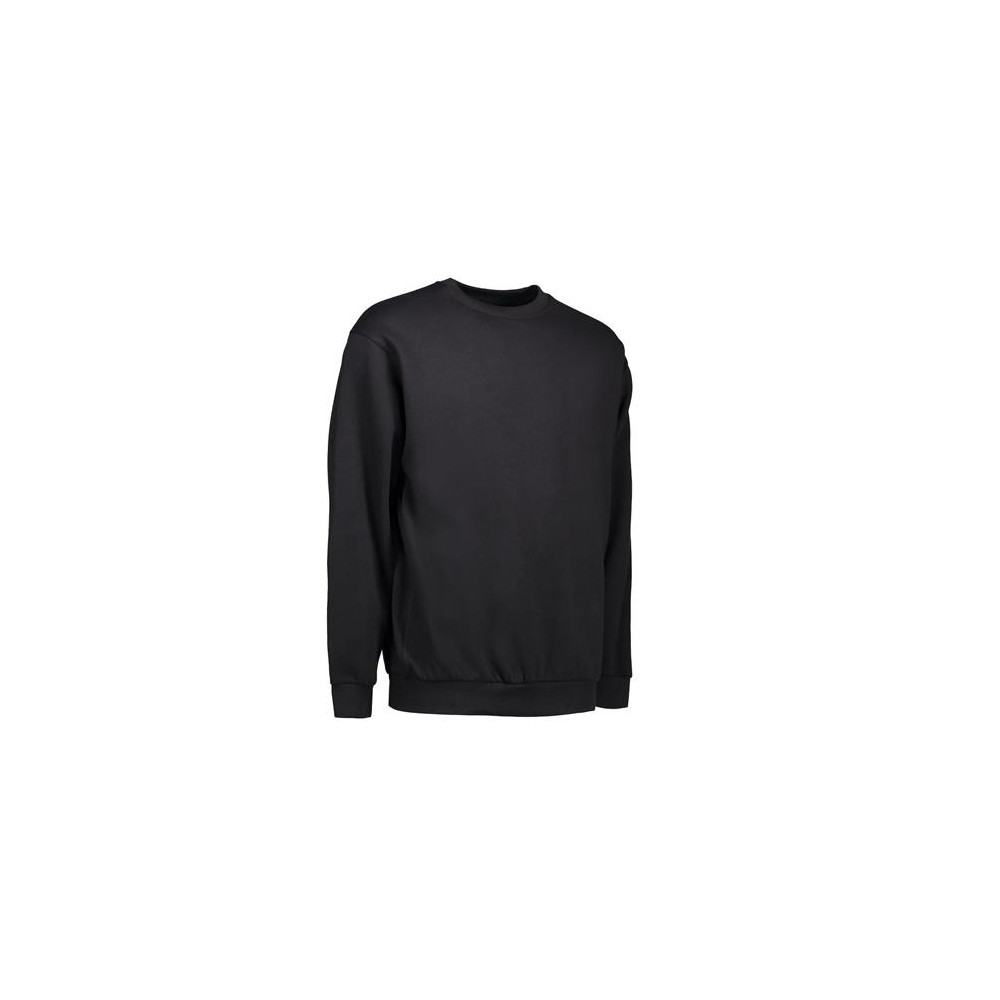 Produktbild för ID IDENTITY Sweatshirt med rund hals, ribb i halsen och ribb...
