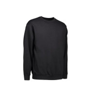 Produktbild för ID IDENTITY Sweatshirt med rund hals, ribb i halsen och ribb...