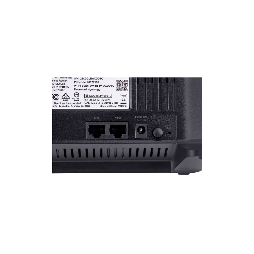 Produktbild för Synology MR2200AC - trådlös router - Wi-Fi 5 - skrivbordsmodell