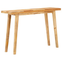 Produktbild för Matbord Naturfärg 100 x 35 x 75 cm Massivt mangoträ