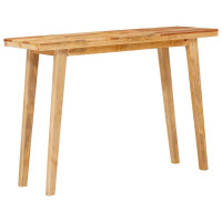 Produktbild för Matbord Naturfärg 100 x 35 x 75 cm Massivt mangoträ