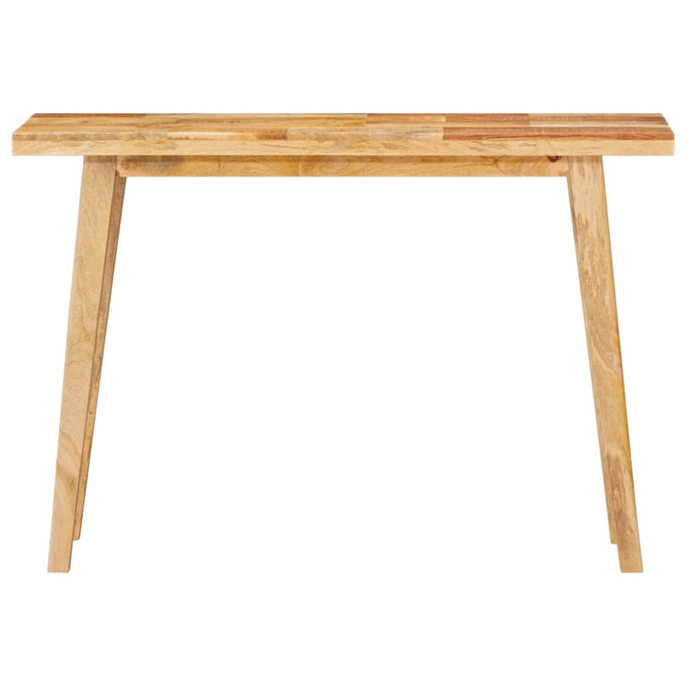 Produktbild för Matbord Naturfärg 100 x 35 x 75 cm Massivt mangoträ