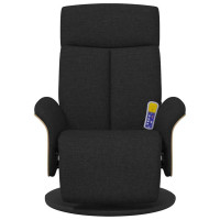 Produktbild för Massagefåtölj Svart 79 x 87 x 104,5 cm tyg