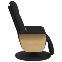 Produktbild för Massagefåtölj Svart 79 x 87 x 104,5 cm tyg