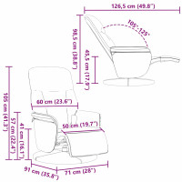 Produktbild för Massagefåtölj Svart 91 x 71 x 105 cm Sammet