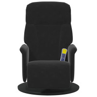 Produktbild för Massagefåtölj Svart 91 x 71 x 105 cm Sammet